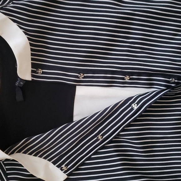 Tibi ladies silk top- longer in back than front - Picture 3 of 5